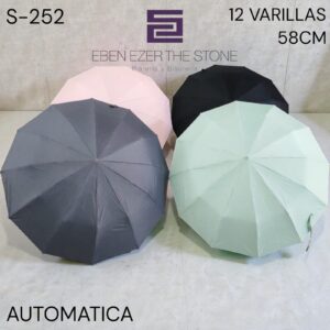 SOMBRILLA AUTOMÁTICA UNICOLOR