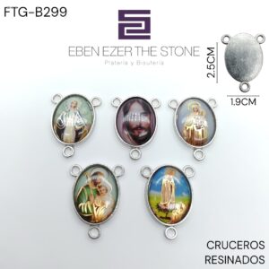 CRUCERO RESINADO 2.5CM x 1.9CM DOCENA-CIEN