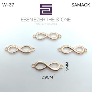 CONECTOR INFINITO 2.9CM DOCENA-CIEN