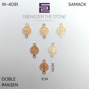 CONECTOR SANBENITO 1.6CM DOCENA-CIEN
