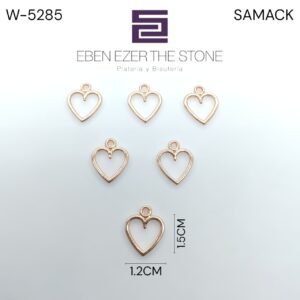 DIJE CORAZON HUECO DOCENA-CIEN