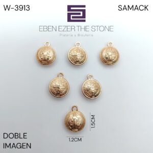 DIJE MEDALLA SANBENITO 1.2CM DOCENA-CIEN