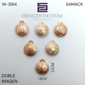 DIJE MEDALLA SANBENITO 1.8CM DOCENA-CIEN