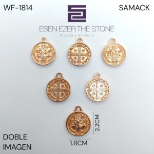 DIJE MEDALLA PLANA SANBENITO 1.8CM