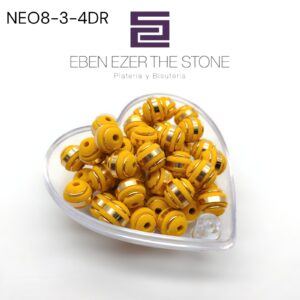 NEOPRENO LISO UNA ARGOLLA DOS AROS  DOCENA-CIEN