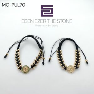 PULSERA TEJIDA SANBENITO O GUADALUPE CIRCONES