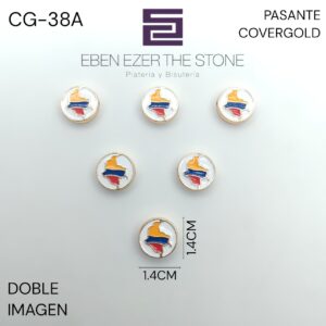 PASANTE MAPA DE COLOMBIA DOBLE IMAGEN