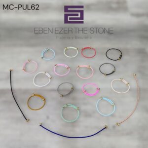 PULSERA GUAYA BROCHE RODIO