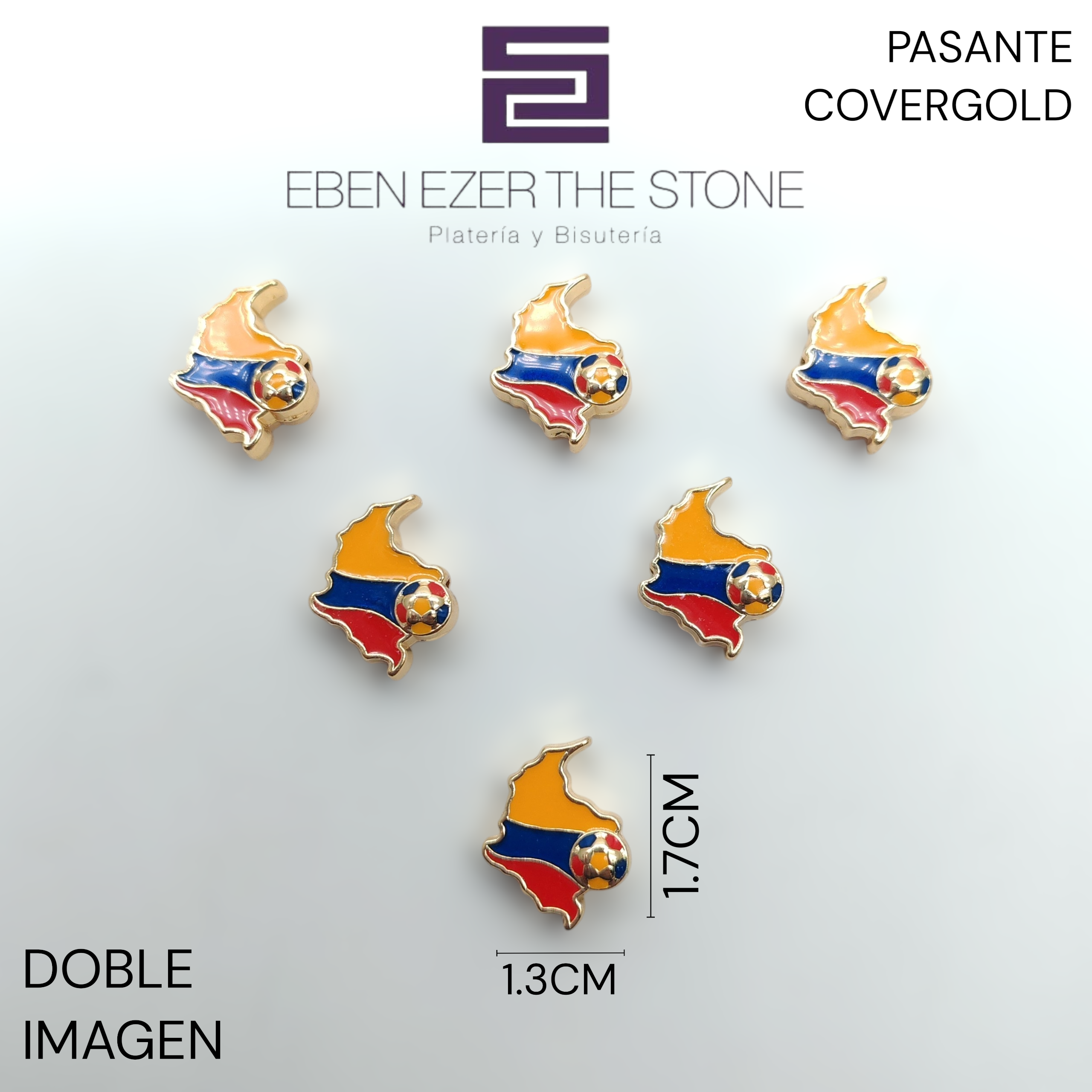 PASANTE MAPA COLOMBIA BALON