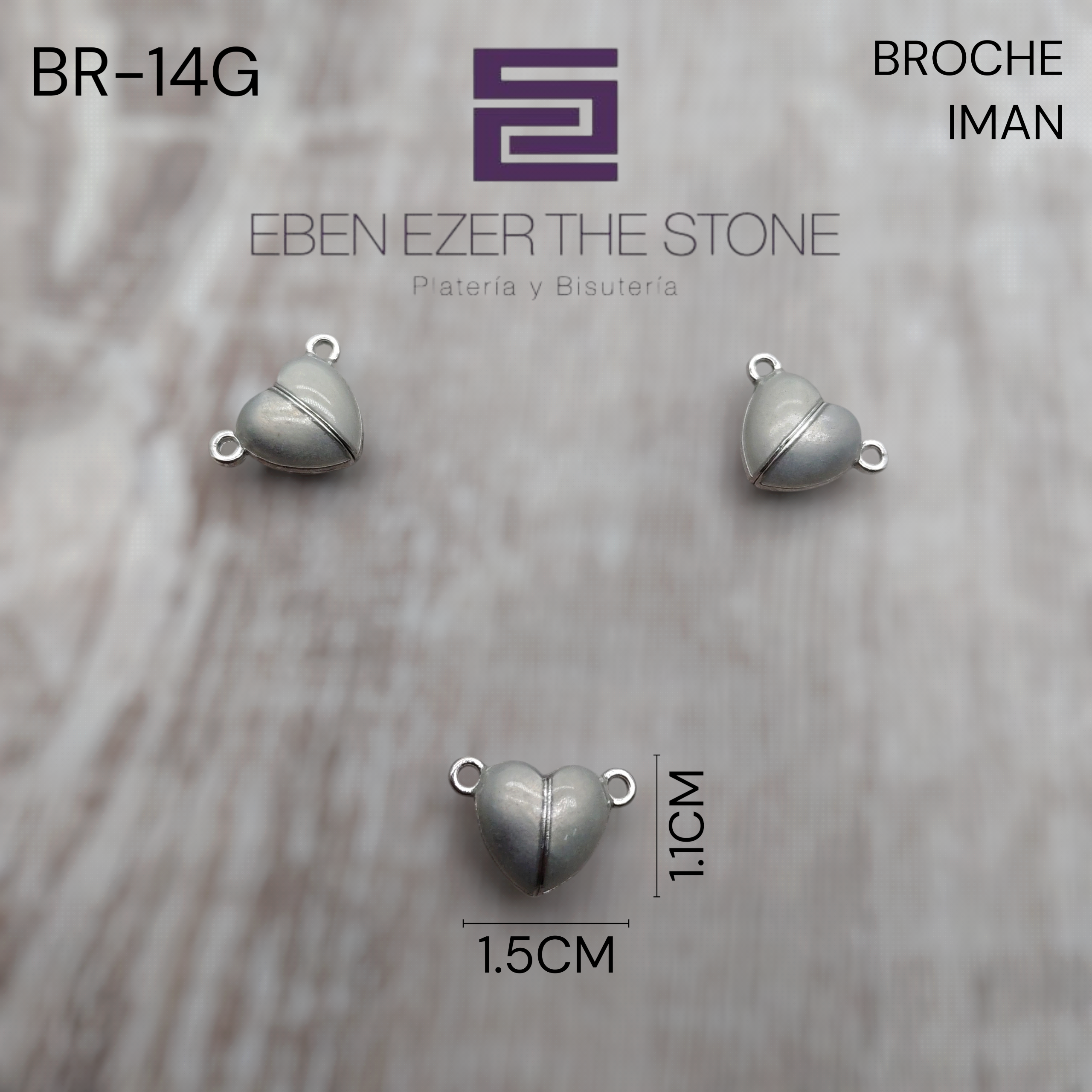 BROCHE IMAN CORAZON MEDIANO - Imagen 6