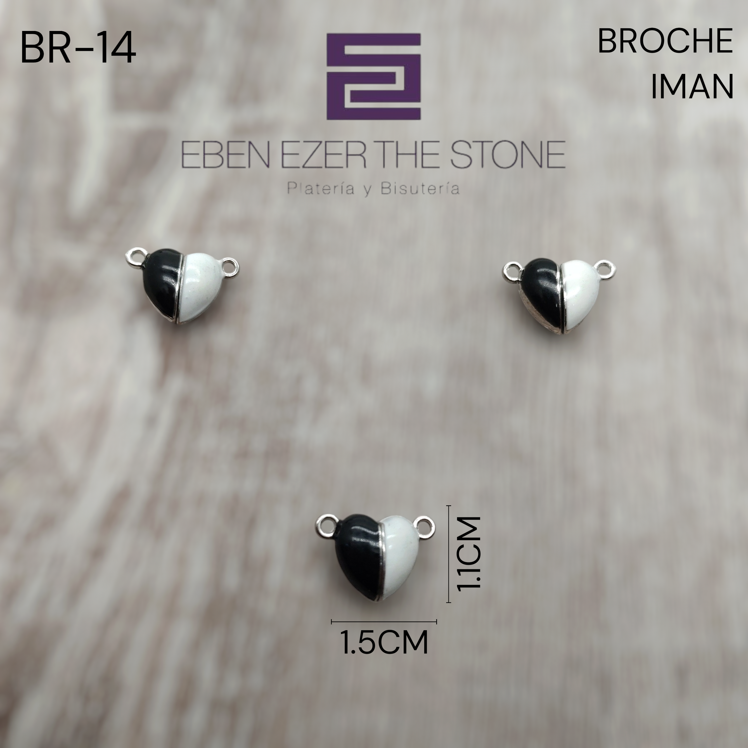 BROCHE IMAN CORAZON MEDIANO - Imagen 5