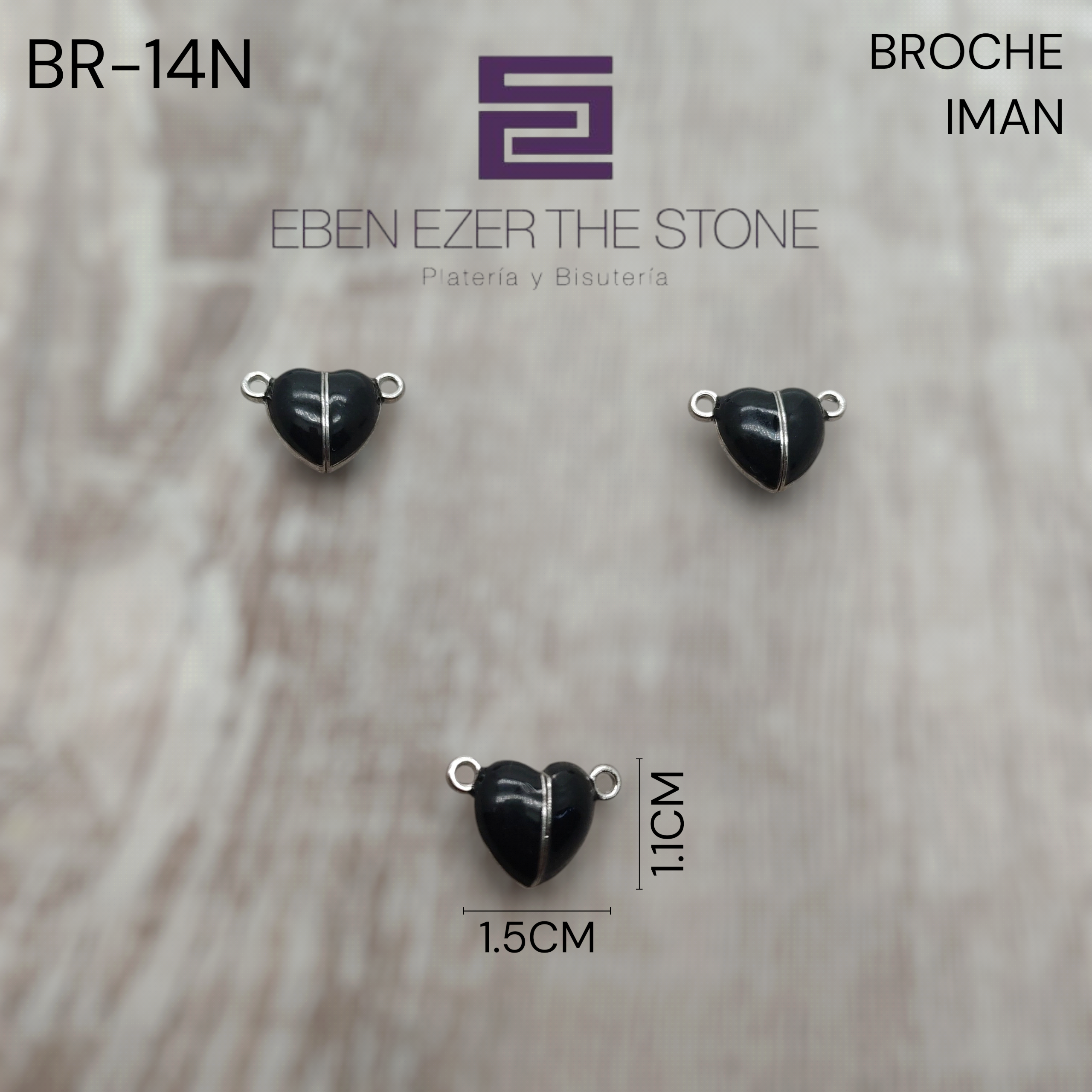 BROCHE IMAN CORAZON MEDIANO - Imagen 4