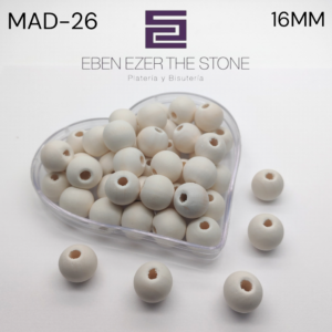 PEPA MADERA BLANCA 16MM